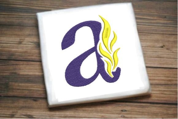 A Letter Alphabet on Fire: Seasonal Embroidery Design Review