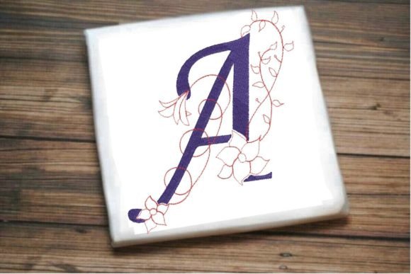 A Letter Vine Monogram Flower Review for Real Embroidery Projects