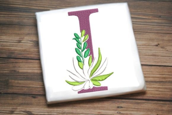 Elegant Greenery Monogram for Boutique Apparel