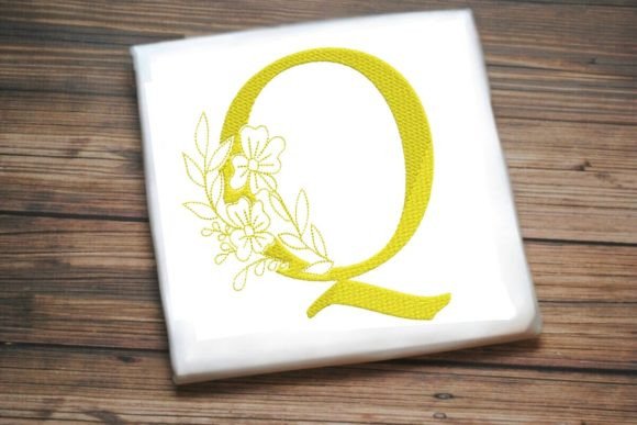 Evaluating Q Floral Monogram Alphabet Decoration for Real Embroidery Projects