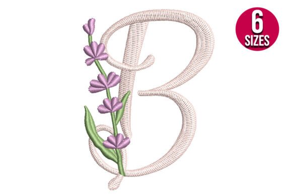 Lavender Font Letter B: A Designer’s Real-World Embroidery Review