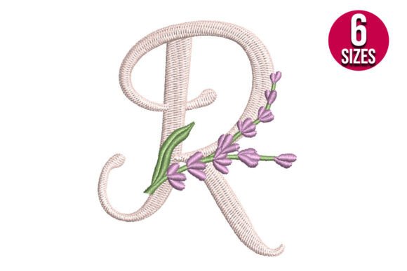 Lavender Font Letter R: A Stylish Monogram Choice