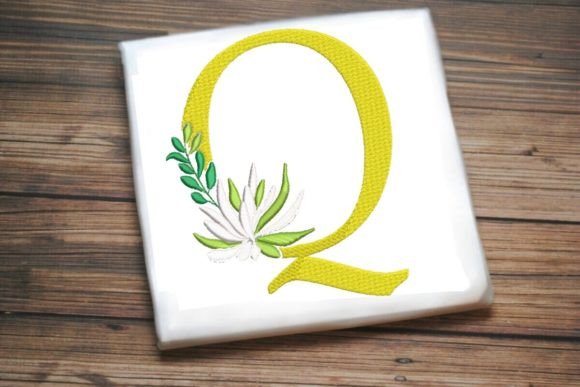 Q Letter Decorative Greenery Alphabet Monogram Review for Etsy Sellers