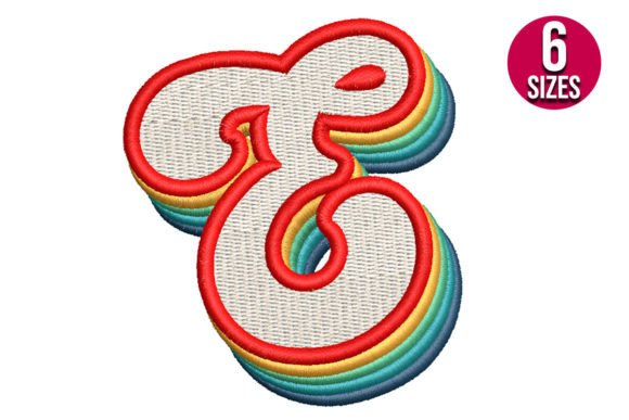 Retro Alphabet Letter E: A Designer’s Real-World Embroidery Review
