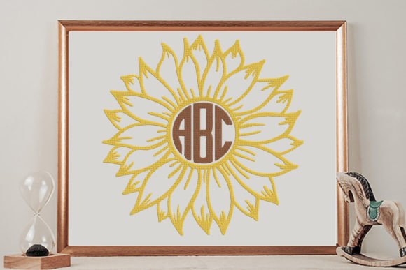 Sunflower Monogram Frame: A Designer’s Review