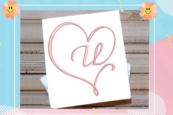 U Beautiful Heart Monogram Letter Review