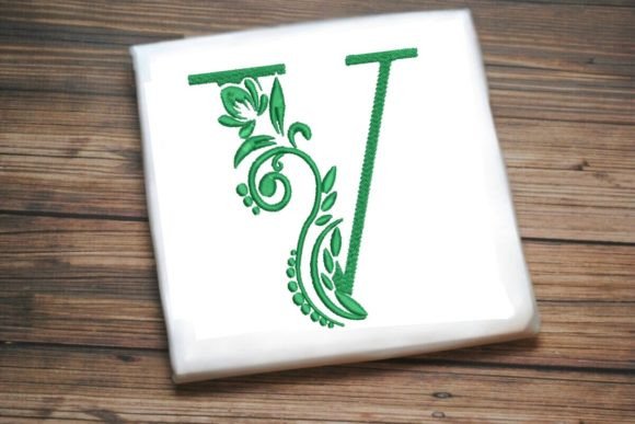 V Letter Elegant Illustrated Alphabet Decoration Review